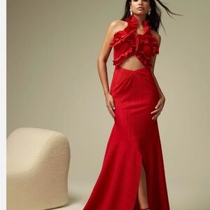 ASOS Red Maxi Dress